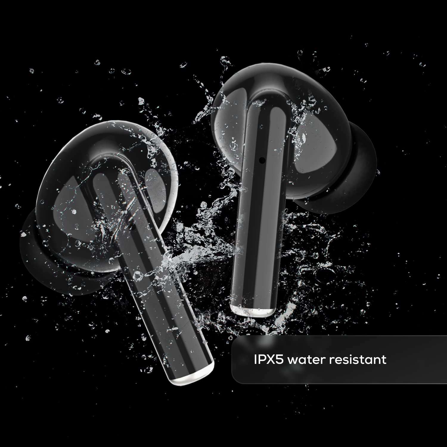 TAGG Liberty Buds Truly Wireless in Ear Earbuds with Punchy Bass and Fast Charge (Black)