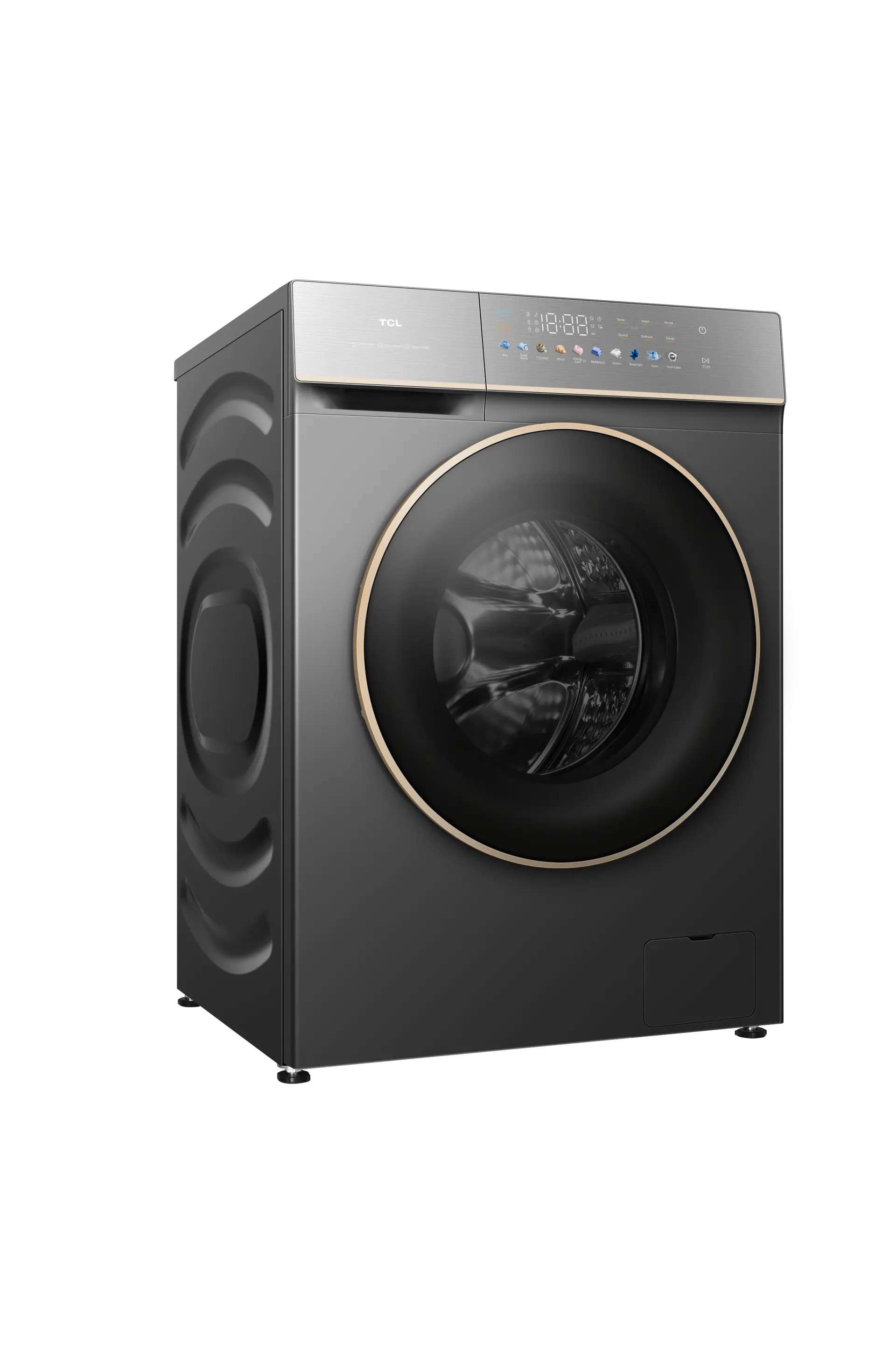 TCL 10KG Smart Direct Motion Front Load Washing Machine – C7110FLG | Smart DD Inverter | Active Fresh | Colorful LED