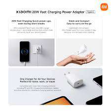 Xiaomi 20W Fast Charging Power Adapter (Type-C)