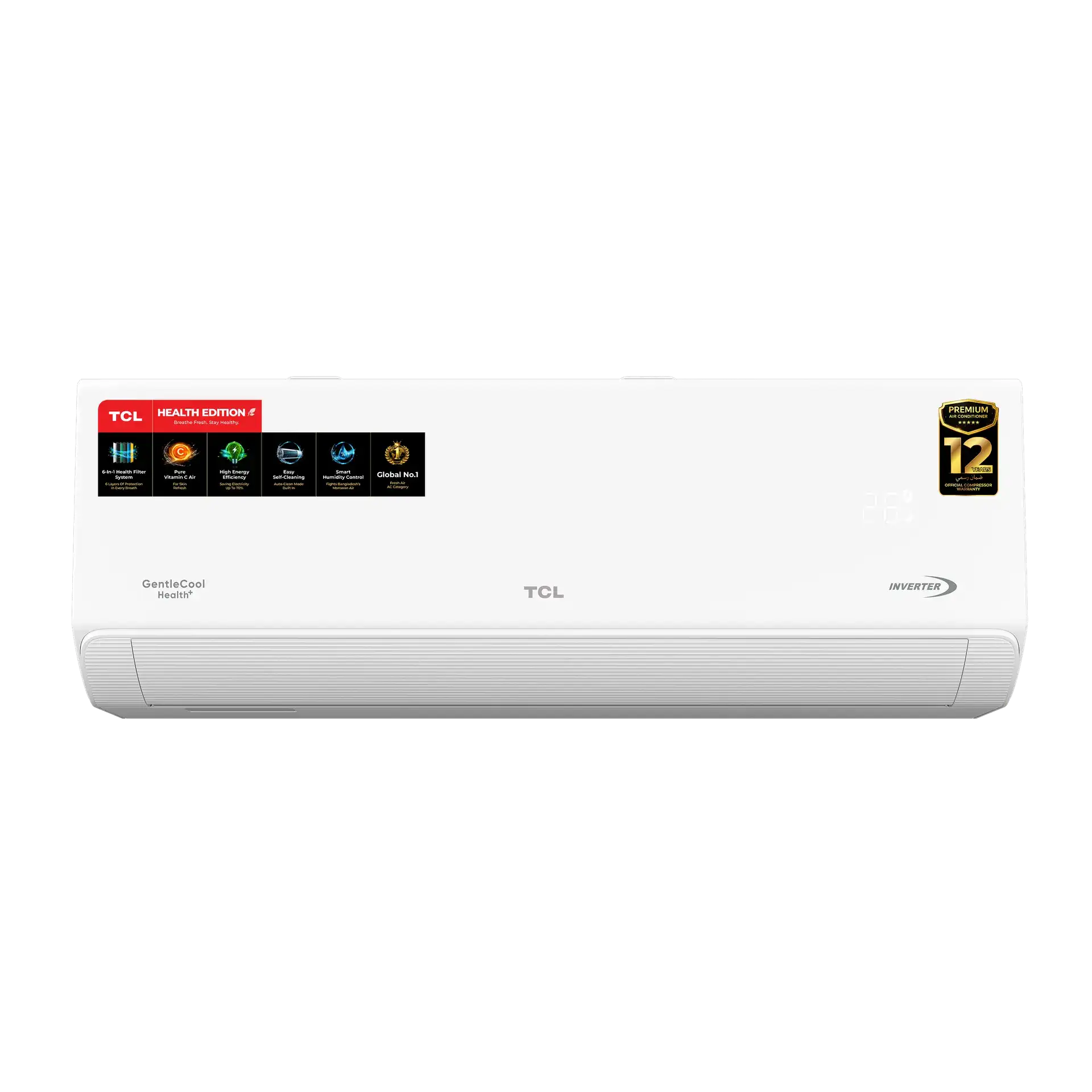 TCL 2 Ton GentleCool Health+ Inverter AC – TAC-24CSD/TPH21 | R32