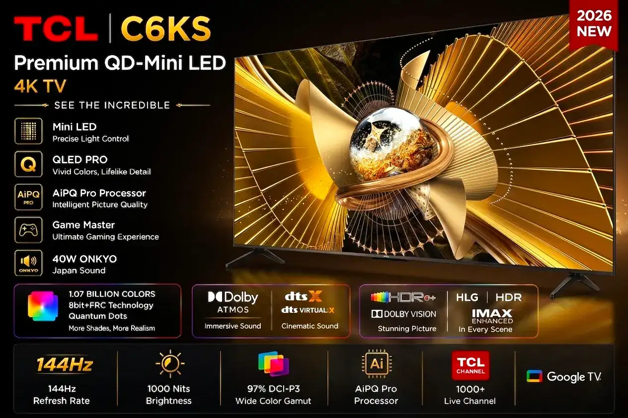 TCL 65C6KS 65 QD MiniLED 4K Google TV
