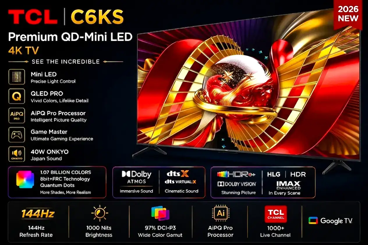 TCL 75C6KS 75 QD MiniLED 4K Google TV