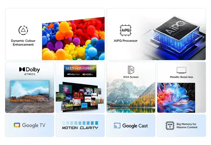 TCL 43V6C 43" UHD 4K Google TV