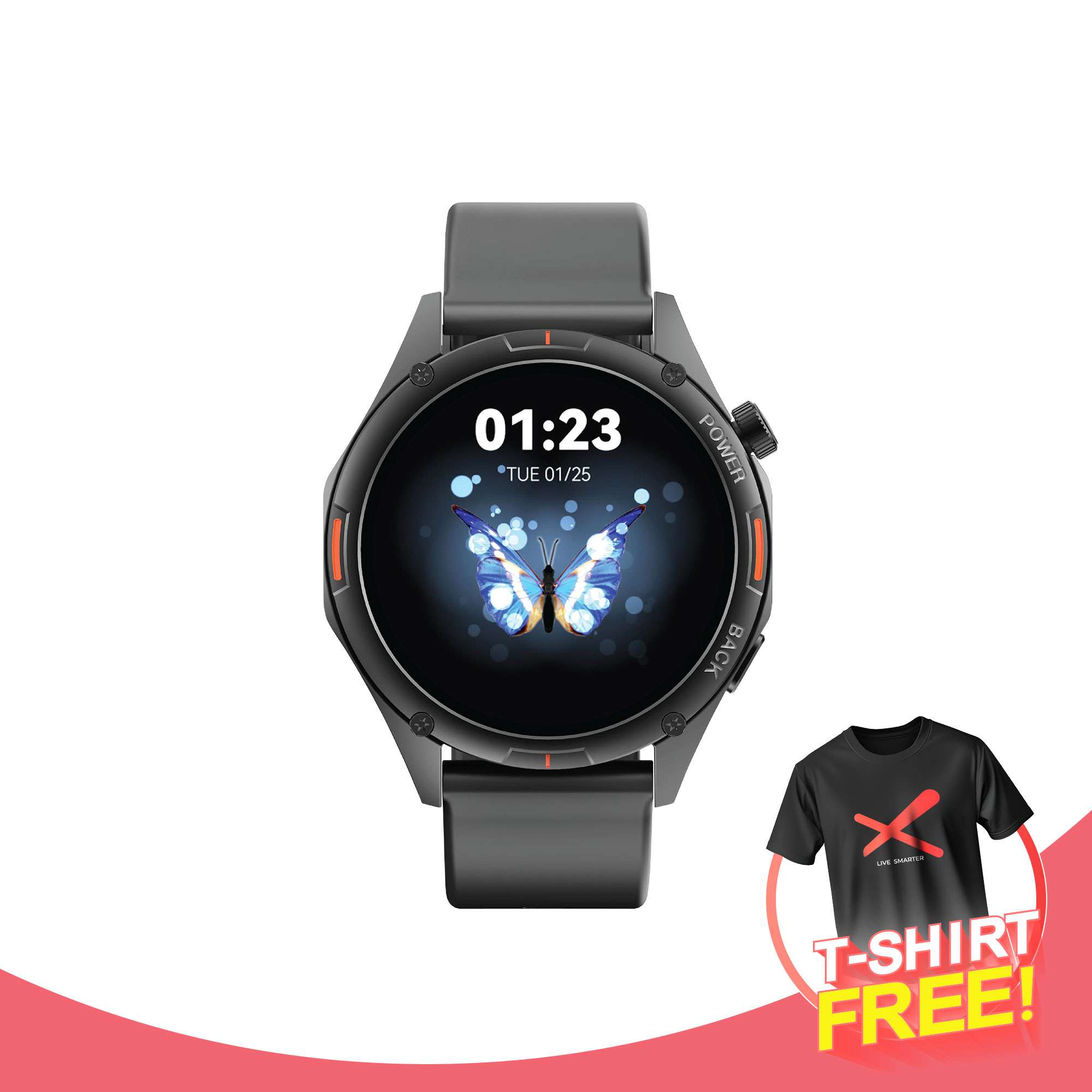 X Watch 1 Pro 2025 with Free Gift (T-Shirt)