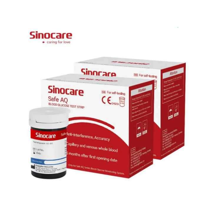 Sinocare Safe-Accu Test Strip 25's Pack