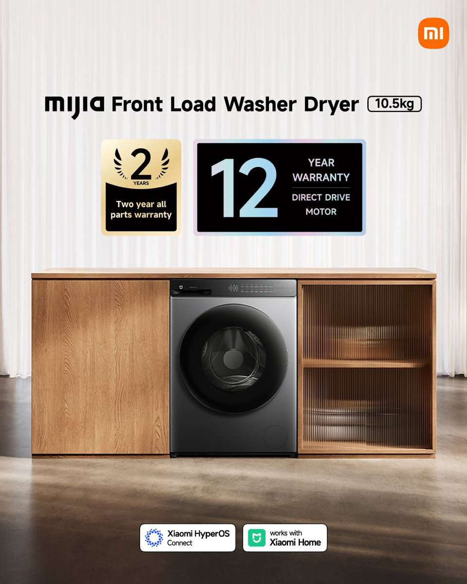 Xiaomi Mijia Front Load Washer Dryer 10.5kg